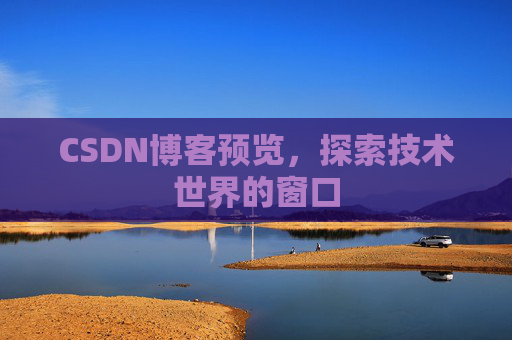 CSDN博客预览,探索技术世界的窗口